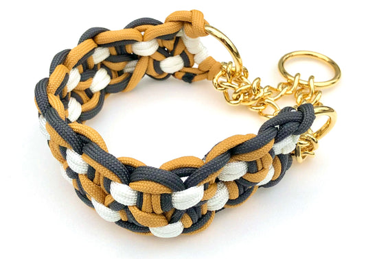 バロック調のハーフチェーン首輪/3色